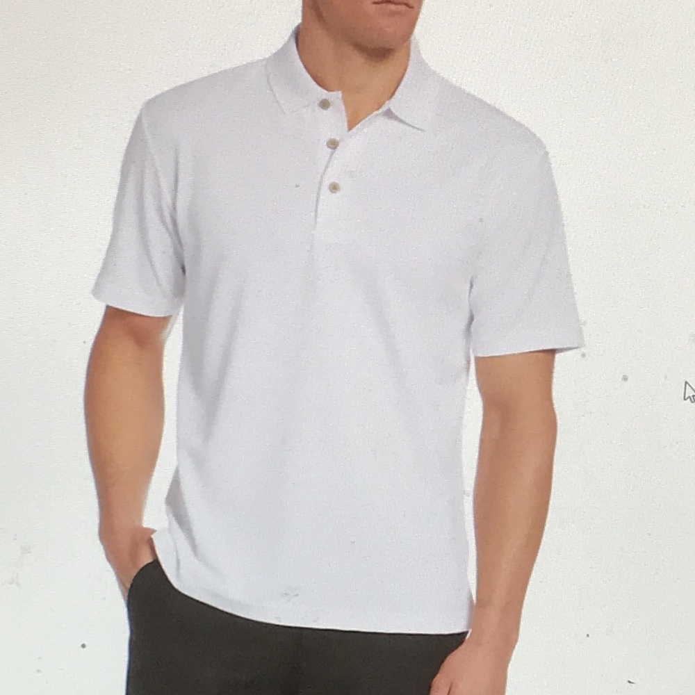 Cubavera textured polo shirt XXL